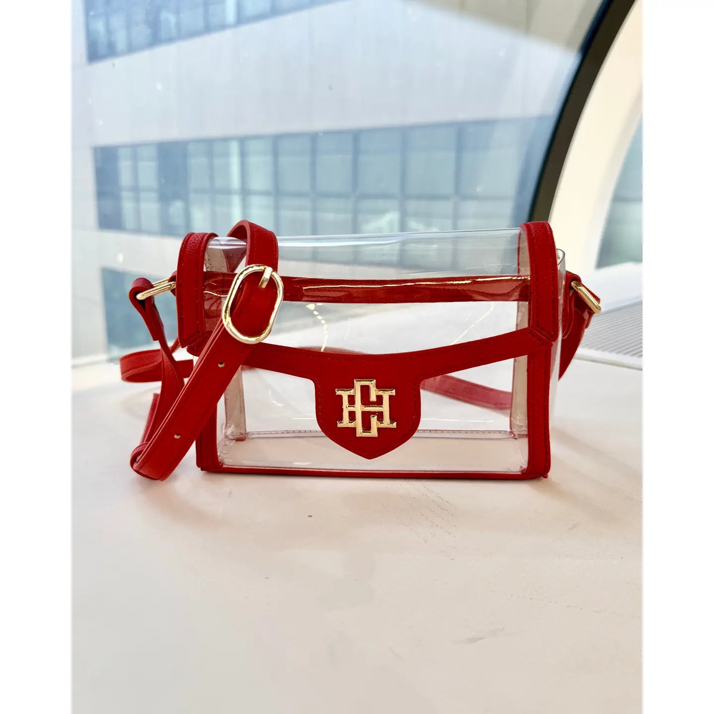 Anna Clear Bag Red