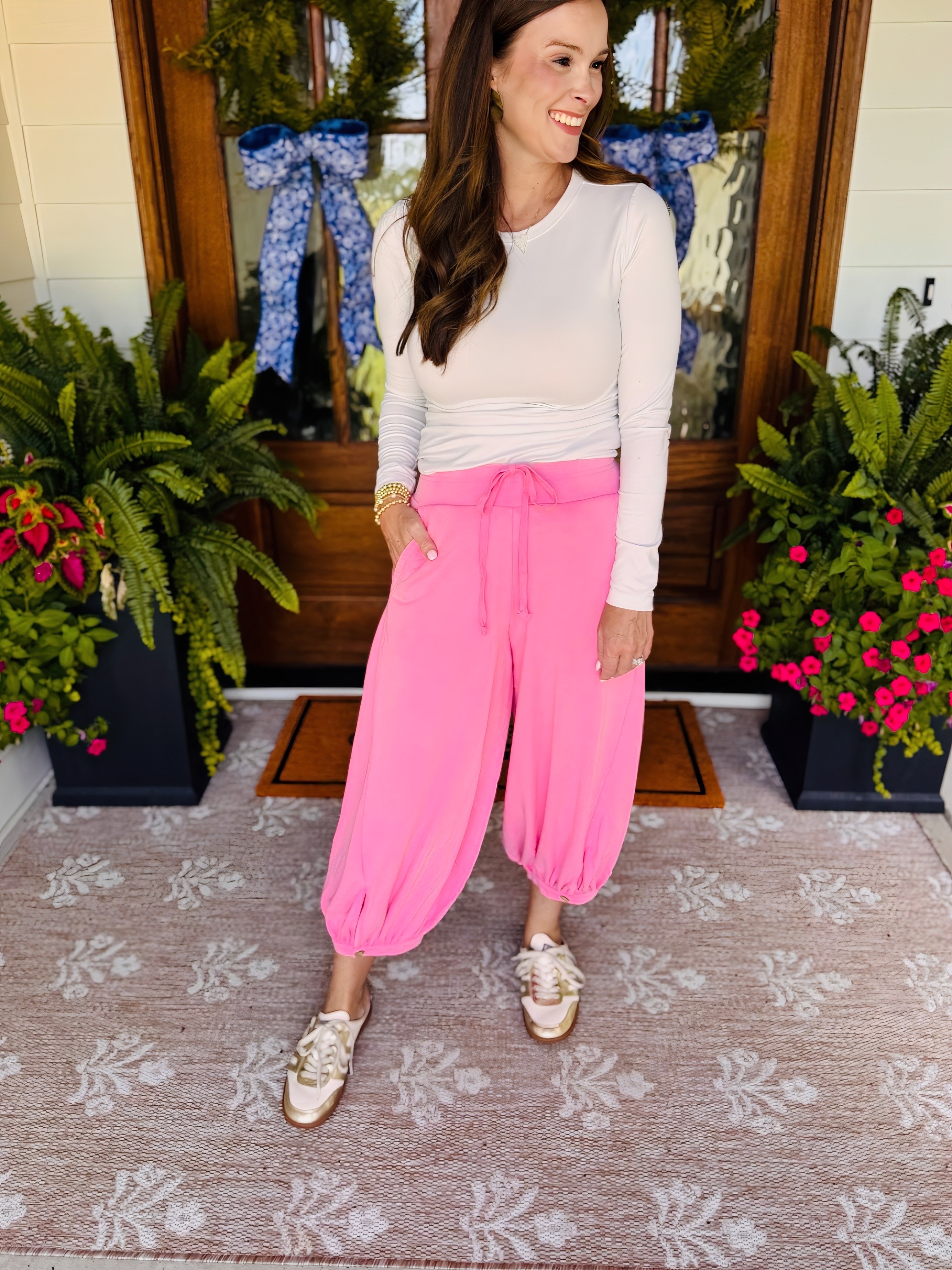 Pink Bubble Pants