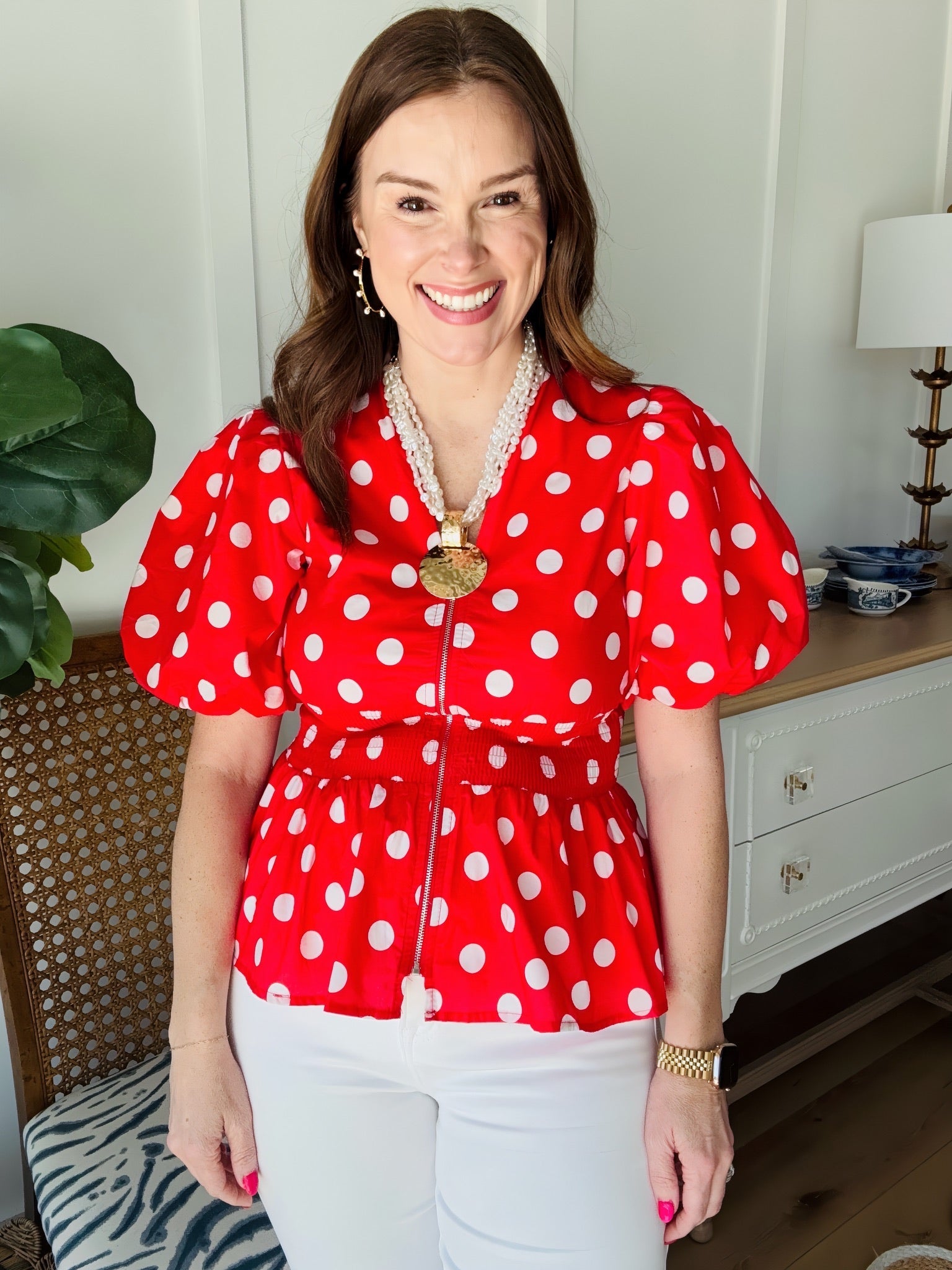 The Sanderson Top Red *Final Sale*