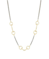 Twotone Horsebit Necklace