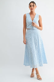 The Celeste Scalloped Set *Final Sale*