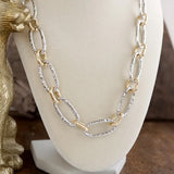 Luxe Link Two Tone Necklace