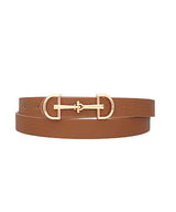 Cognac Horsebit Buckle
