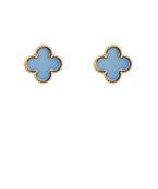 Clover Blue Earrings