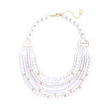 Bead Necklace White *Final Sale*