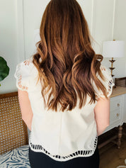 The Jessi Top Cream *Final Sale*